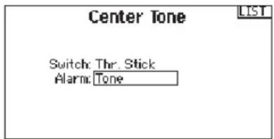 SPEKTRUM DX20 - Center Tone - 1