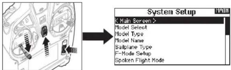 SPEKTRUM DX20 - SYSTEM SETUP - 1