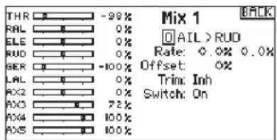 SPEKTRUM DX20 - ▶ Origin Mixing - 1