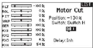 SPEKTRUM DX20 - Motor Cut - 2
