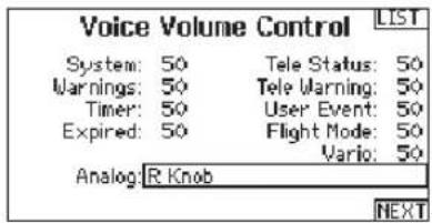 SPEKTRUM DX20 - System Warnings: - 5