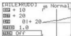 Hitec Flash 8 - Aileron to Rudder Mixing cont. - 2
