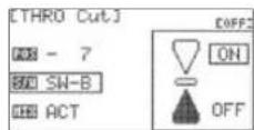 Hitec Flash 8 - Throttle Cut (Acro Only) cont. Throttle Curve (Acro Only) cont. - 1