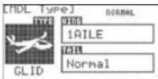 Hitec Flash 8 - Model Type GLID Menu Programming - 4