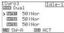 Hitec Flash 8 - Gyro cont. - 3