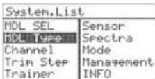 Hitec Flash 8 - Model Type GLID Menu Programming - 2