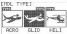 Hitec Flash 8 - Model Type GLID Menu Programming - 3