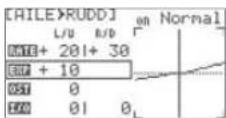 Hitec Flash 8 - To configure an aileron-rudder mix: - 5