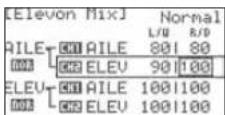 Hitec Flash 8 - Elevon Mixing cont. - 5
