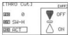 Hitec Flash 8 - To disable throttle cut: - 1