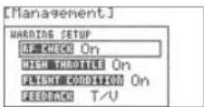 Hitec Flash 8 - Management Menu cont. - 5