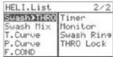Hitec Flash 8 - Swash to Throttle Mixing - 1