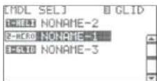Hitec Flash 8 - Model Select Menu cont. - 1
