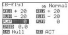 Hitec Flash 8 - Butterfly Mixing (B. FLY GLID Only]) cont. - 1