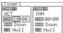 Hitec Flash 8 - To configure a timer: - 5