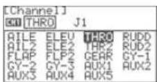 Hitec Flash 8 - Channel Selection Menu - 4