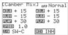Hitec Flash 8 - To disable the camber mix: - 4