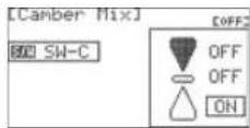 Hitec Flash 8 - To disable the camber mix: - 2