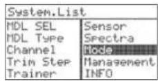 Hitec Flash 8 - Control Modes - 1