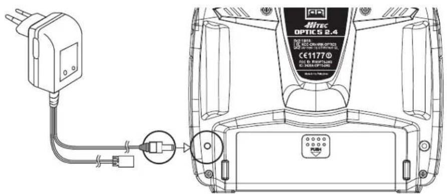 Hitec Optic 5 - Charging the Batteries! - 1