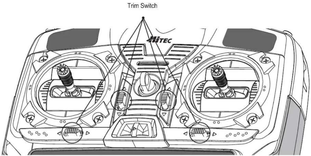 Hitec Optic 5 - Trim Adjustment - 1