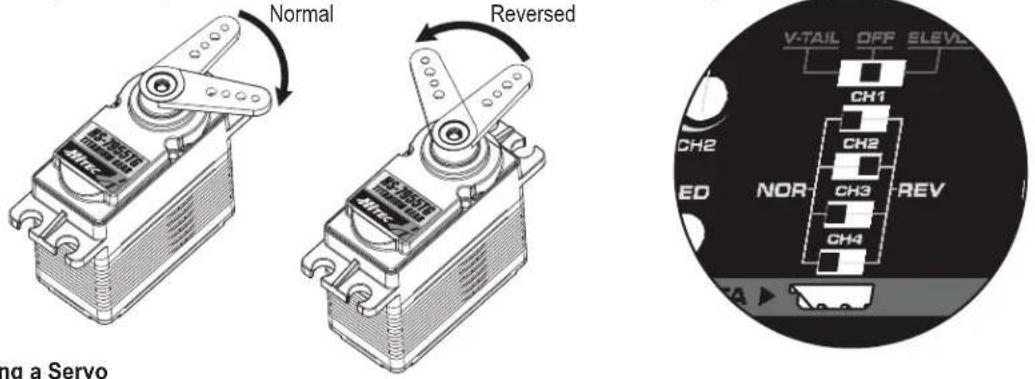 Hitec Optic 5 - REV (Servo Reverse) - 1