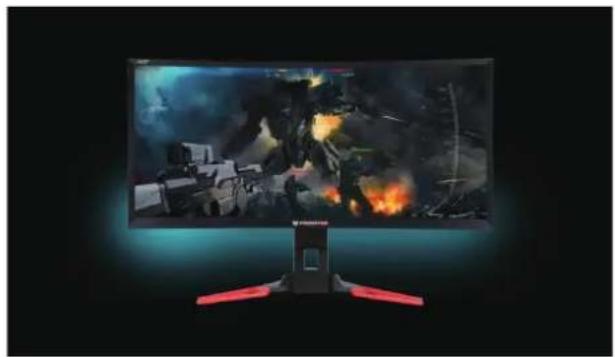 ACER Predator CG437KP - LED Light Strip: - 4