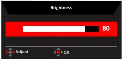 ACER Predator CG437KP - Hot key B (default: Brightness) - 1