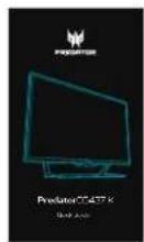 ACER Predator CG437KP - Unpacking - 2