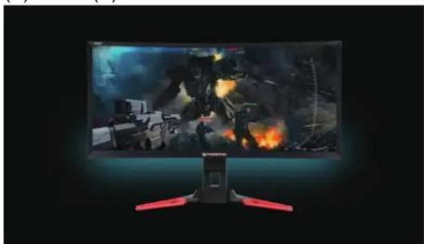 ACER Predator CG437KP - LED Light Strip: - 7