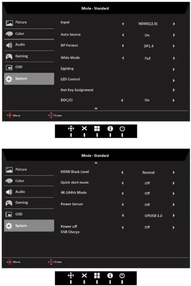 ACER Predator CG437KP - System - 1