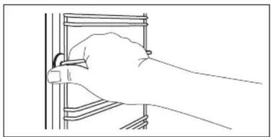 ZANUSSI ZOHNF1K1 - How to remove: Shelf supports - 1