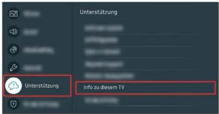 SAMSUNG UE50TU8510 - Aktualisieren der Software des Fernsehgeräts auf die neueste Version - 5