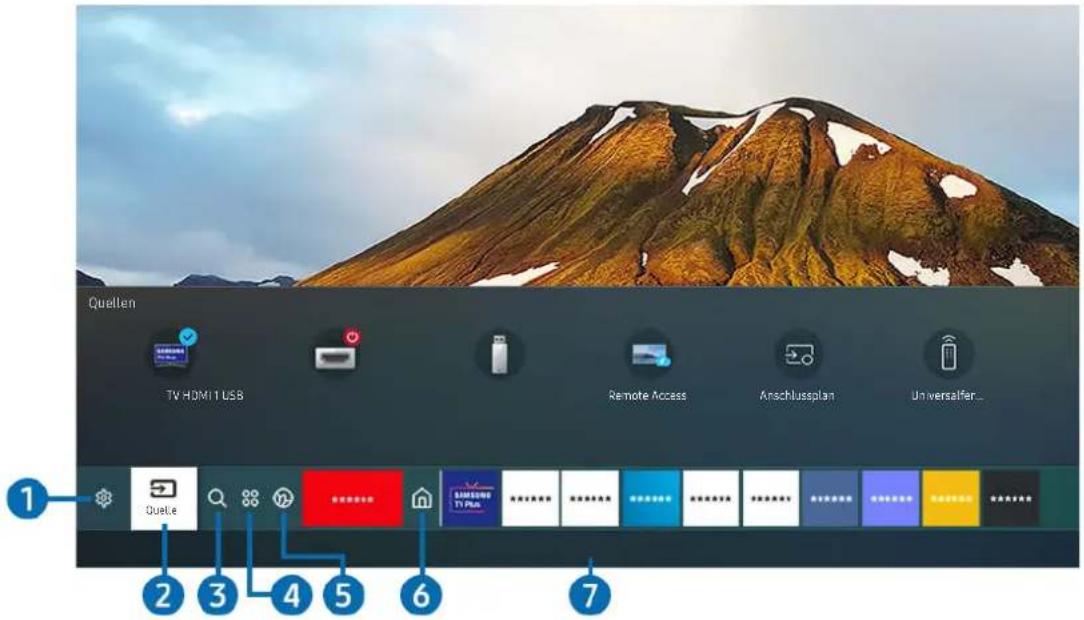 SAMSUNG UE50TU8510 - Anzeige des Erster Bildschirm - 1