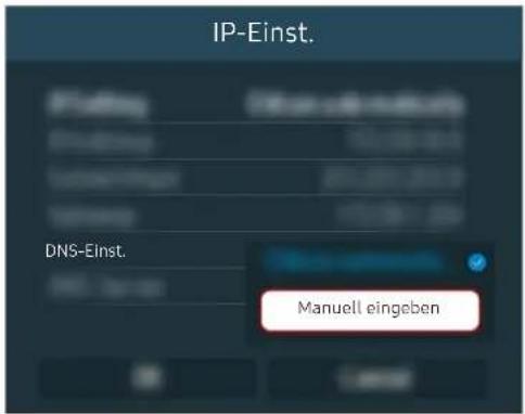 SAMSUNG UE55TU8000K - Das Fernsehgerät kann keine Verbindung mit dem Internet herstellen - 12