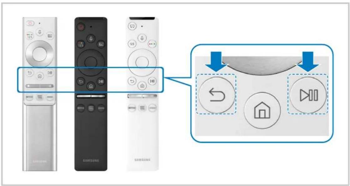 SAMSUNG UE55TU8000K - Verbinden der Samsung Smart Remote mit dem Fernsehgerät. - 1