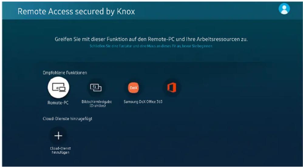 SAMSUNG UE65TU8000K - > Quelle Remote Access - 1