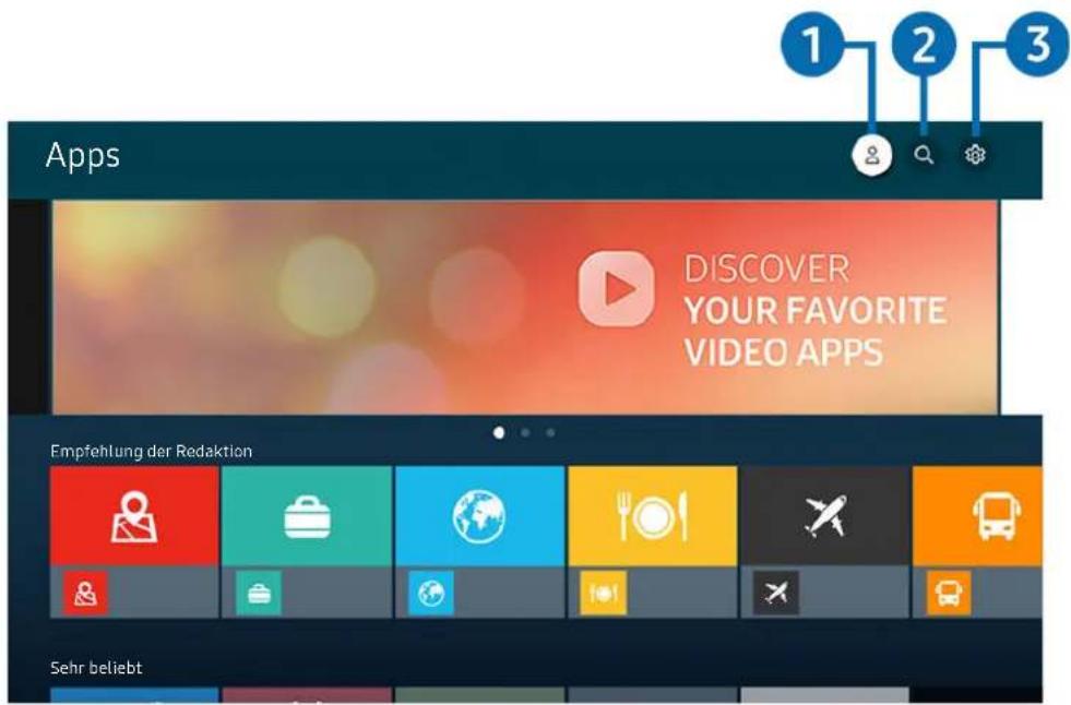 SAMSUNG UE75TU8000K - > Apps - 1