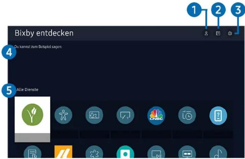 SAMSUNG UE82TU8000K - Informationen zum Fenster Bixby entdecken - 1
