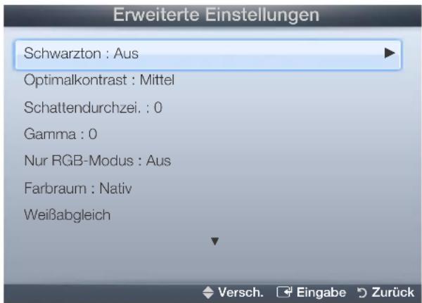 SAMSUNG LE22D450G1W - Erweiterte Einstellungen - 1