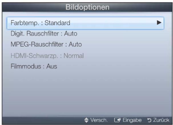 SAMSUNG LE22D450G1W - Bildoptionen - 5