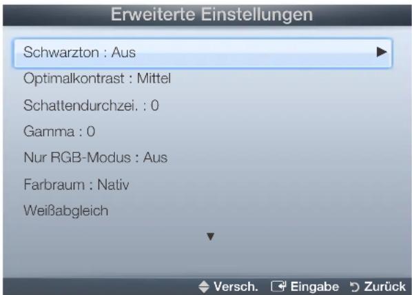 SAMSUNG LE37D550K1W - Erweiterte Einstellungen - 1