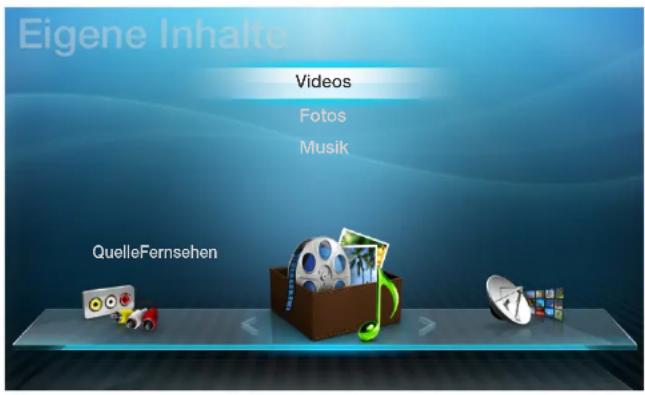 SAMSUNG LE37D550K1W - □Verwenden der Funktion „Eigene Inhalte“ - 1