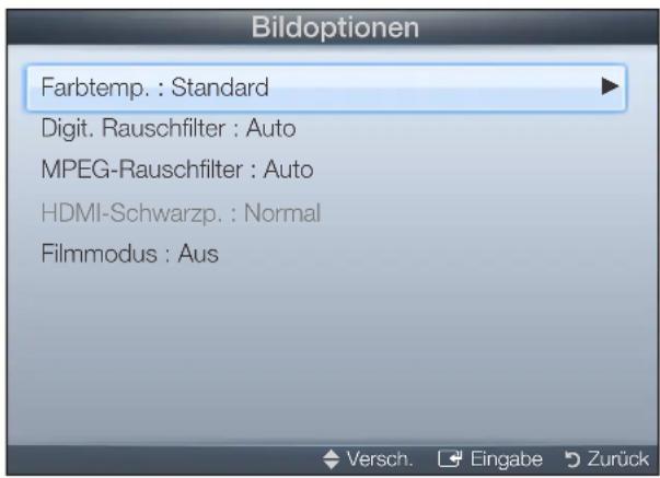 SAMSUNG LE37D550K1W - Bildoptionen - 5