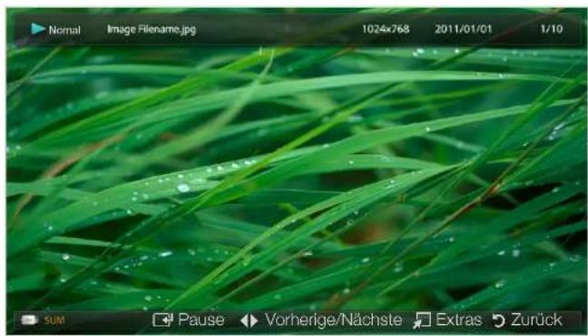 SAMSUNG LE40D503F7W - Anzeigen eines Fotos (oder einer Diashow) - 2