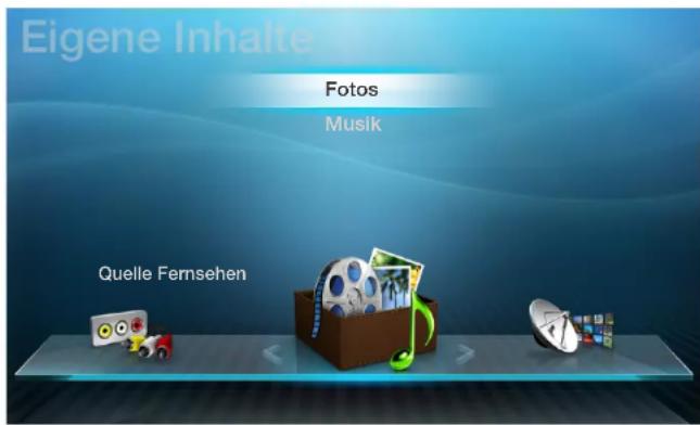 SAMSUNG LE40D503F7W - □Verwenden der Funktion „Eigene Inhalte“ - 1