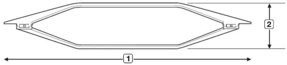 SAMSUNG HG40EC890XB - Abmessungen - 3