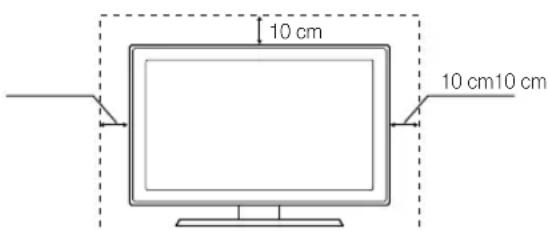 SAMSUNG HG40EC890XB - Absichern des Aufstellbereichs - 1