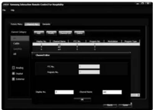 SAMSUNG HG46EA590LS - - Kanal-Editor - 1