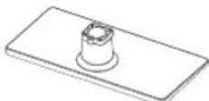 SAMSUNG HG48EC675CB - Teile des Standfußes - 4